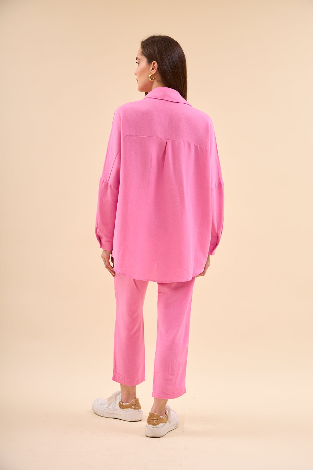 Gömlek Pantolon Takım Pembe 7176