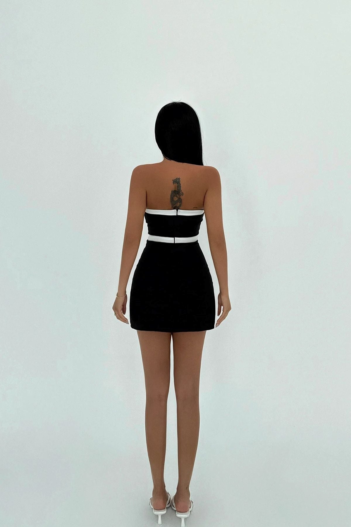 Nava Mini Elbise Siyah 2488