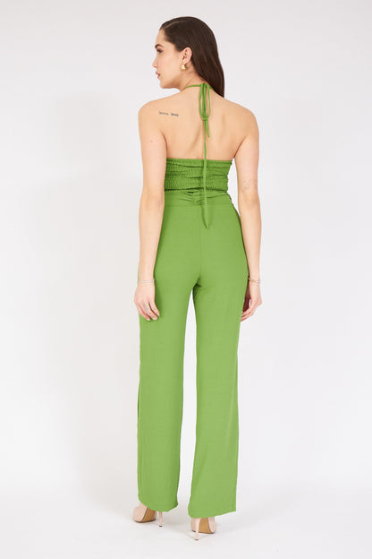 Crop Top Takım Yeşil 1290