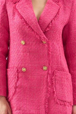 Blazer Ceket Pembe 9172