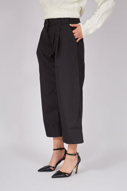 Midi Bonding Pantolon Siyah 0014