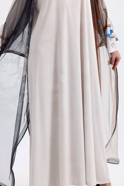 Uzun Tüllü Kimono 3044