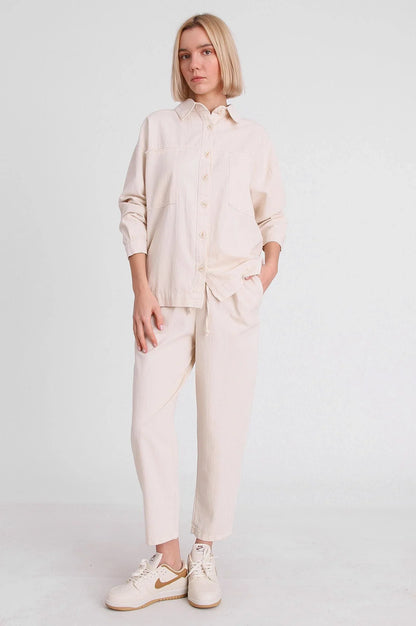 Gabardin Püsküllü Gömlek 4764